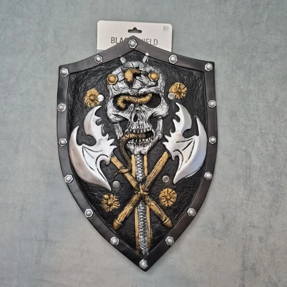 Medieval Knight Skull Shield 18
